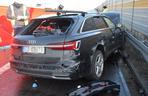 40-latek zginął na A1 wbijając się luksusowym Audi pod naczepę