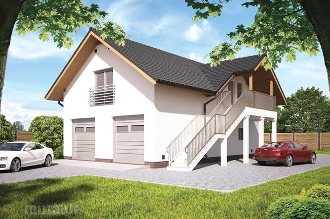 Projekty garaży z pomieszczeniem gospodarczym