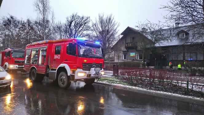 Pożar w przedszkolu w Krakowie