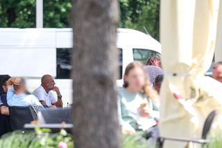 Michał Probierz na polu golfowym