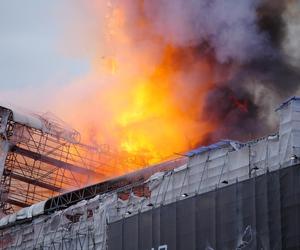 Płonie duńska Katedra Notre Dame. Przerażający widok