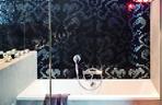 Płyki do łazienki w stylu glamour
