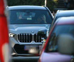 Małgorzata Tusk w wypożyczonym BMW.