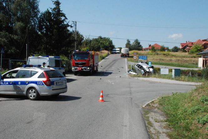 Do wypadku doszło w Jarosławiu na skrzyżowaniu ulic Chrobrego z Przemysłową