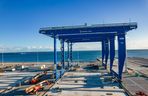 Na placu budowy terminala Baltic Hub T3 pojawiły się już ogromne suwnice