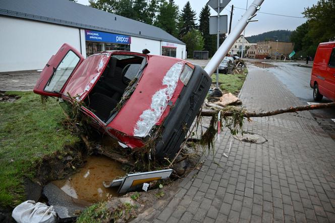 Lądek Zdrój po przejściu fali