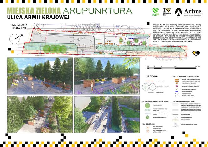 Zielona Akupunktura - wizualizacja Strzybnicy