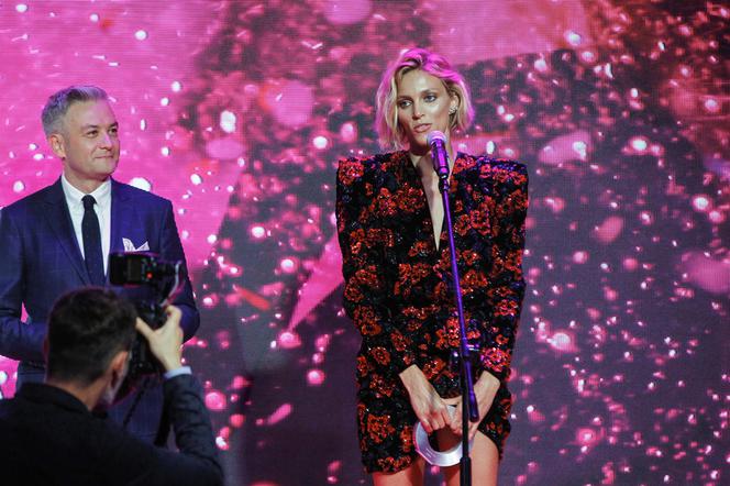 Anja Rubik na gali Kobieta Roku Glamour