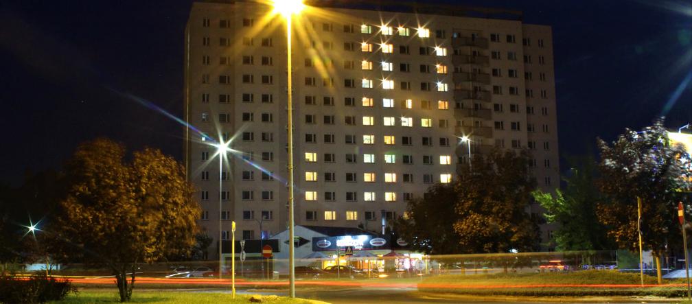 Iluminacja na Kordeckim