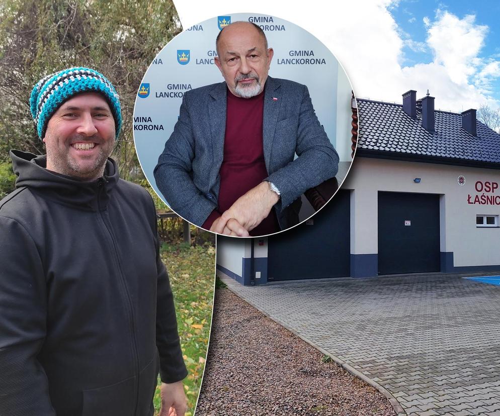 Wójt gminy Lanckorona żąda przeprosin od strażaka