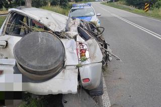Wypadek w Woźnikach. Kierowca był pijany!