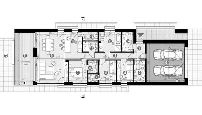 3 domy, w których chciałabym mieszkać - wizualizacje i rzuty