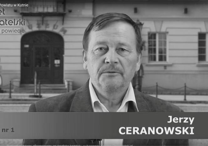 Nie żyje Jerzy Ceranowski, pierwszy demokratycznie wybrany prezydent Kutna