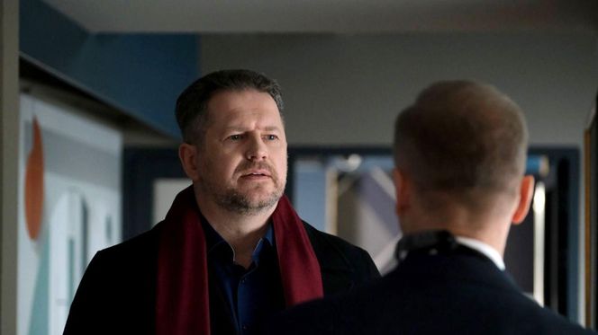 M jak miłość odc. 1852. Andrzej Budzyński (Krystian Wieczorek), klient kancelarii - Jabłoński (Marcin Piętowski),