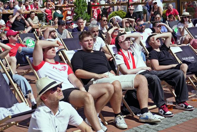 Tłumy gorzowian kibicowało Polakom w specjalnie przygotowanej Strefie Kibica