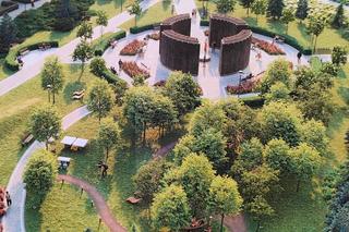 Tak może wyglądać tężnia solankowa w Łomży. Mamy wizualizację zmian w Parku Jana Pawła II