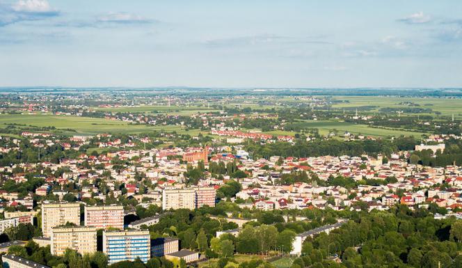 Lublin widziany z elektrociepłowni Wrotków