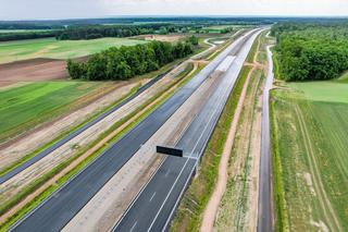 A2 w okolicy Siedlec w budowie