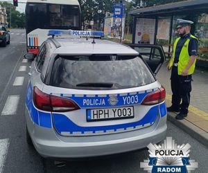 Alkohol i narkotyki za kierownicą. Kierowca autobusu miejskiego zatrzymany w Radomiu