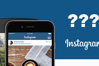 Awaria Instagrama - strona startowa serwisu