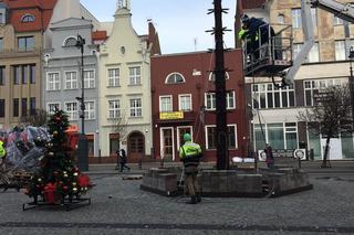 Montaż instalacji świątecznych w Grudziądzu