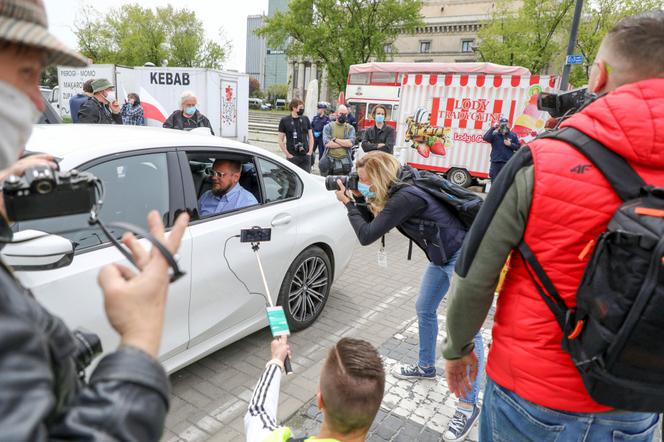 Protest przedsiębiorców w Warszawie