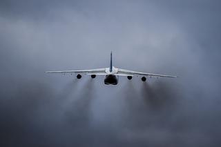 Antonow An-124 Rusłan na lotnisku w Pyrzowicach