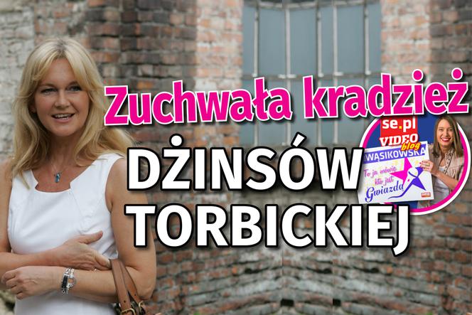 Zuchwała kradzież dżinsów Torbickiej