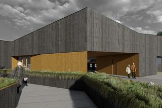 Projekt koncepcyjny architektoniczny Centrum Spotkań „Nowe Kurniki” w Wałbrzychu.