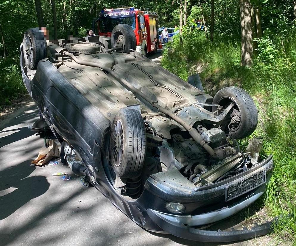  Kolizji i wypadków bez liku. Na dawnej krajowej piątce w Radomicku samochód osobowy zderzył się z motocyklem