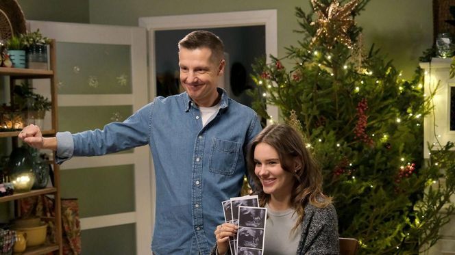 	M jak miłość odc. 1855. Paweł (Rafał Mroczek), Franka (Dominika Kachlik)