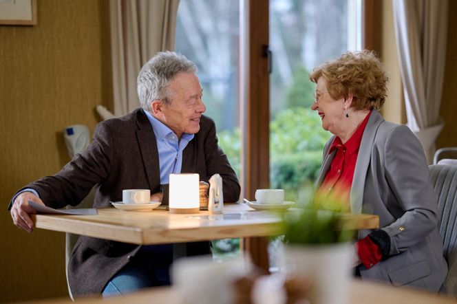 Na Wspólnej odc. 4013. Witold Strzelecki (Roch Siemianowski), Krystyna Agier (Małgorzata Knothe)