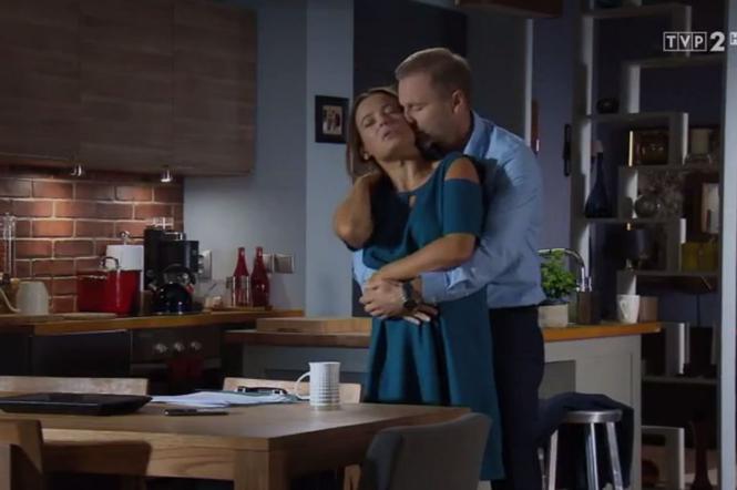 M jak miłość odc. 1408. Andrzej Budzyński (Krystian Wieczorek), Magda (Anna Mucha)