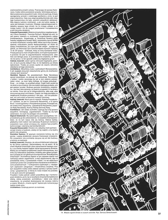 Miasto-ogród Utrata „Architektura 4/1983
