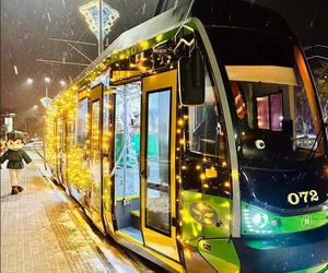 Świąteczny tramwaj w Elblągu będzie jeździł dłużej