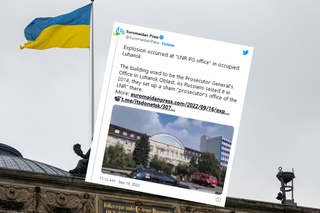 Ukraina: Wybuch w prorosyjskiej siedzibie prokuratury w Ługańsku