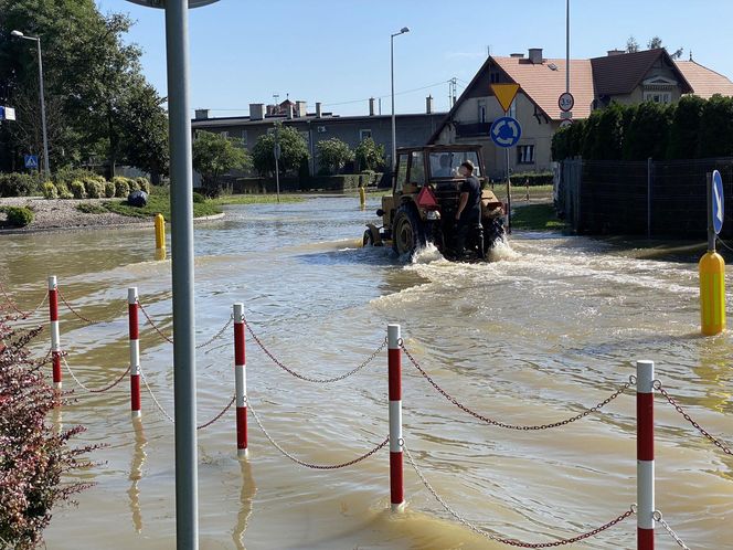 Tak wygląda zalany Lewin Brzeski. Zdjęcia z miasta walczącego z powodzią