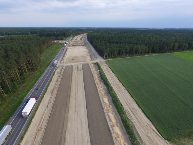 Budowa S7 Napierki - Płońsk. Uwaga na zmiany w organizacji ruchu [ZDJĘCIA]