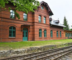 Dworzec w Leśnej po remoncie 