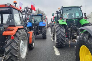 Protest rolników Zdany - Zbuczyn
