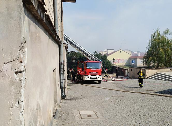 Pożar kamienicy na Starym Mieście w Lublinie!