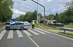 Potrącenie pieszego przez osobówkę
