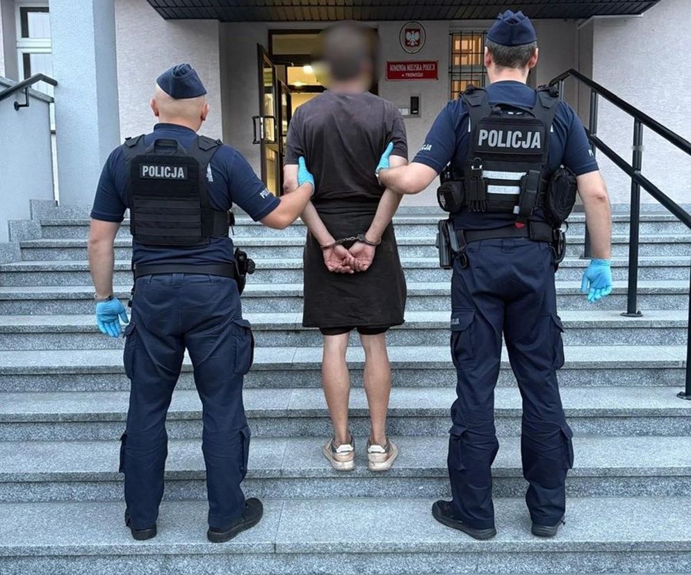 ZATRZYMANY MEZCZYZNA