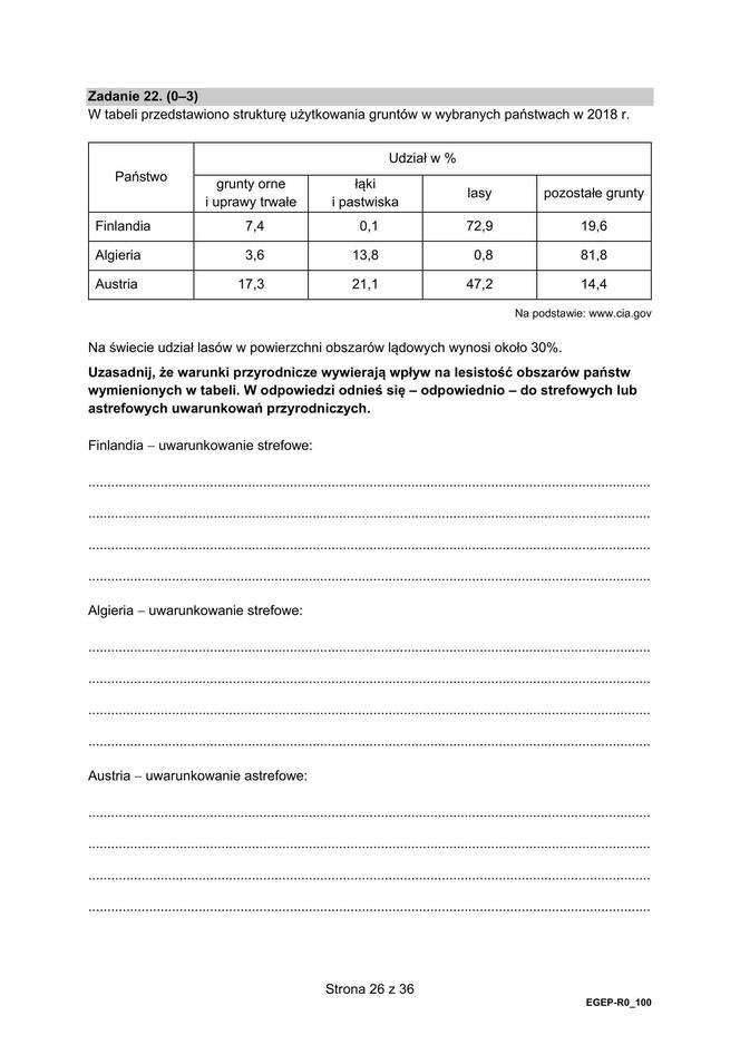 Matura 2024: geografia poziom rozszerzony. Arkusze CKE [STARA FORMUŁA 2015]