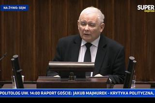 Jarosław Kaczyński zabrał głos po expose Morawieckiego. Emocjonalne wystąpienie, upomniał go Hołownia