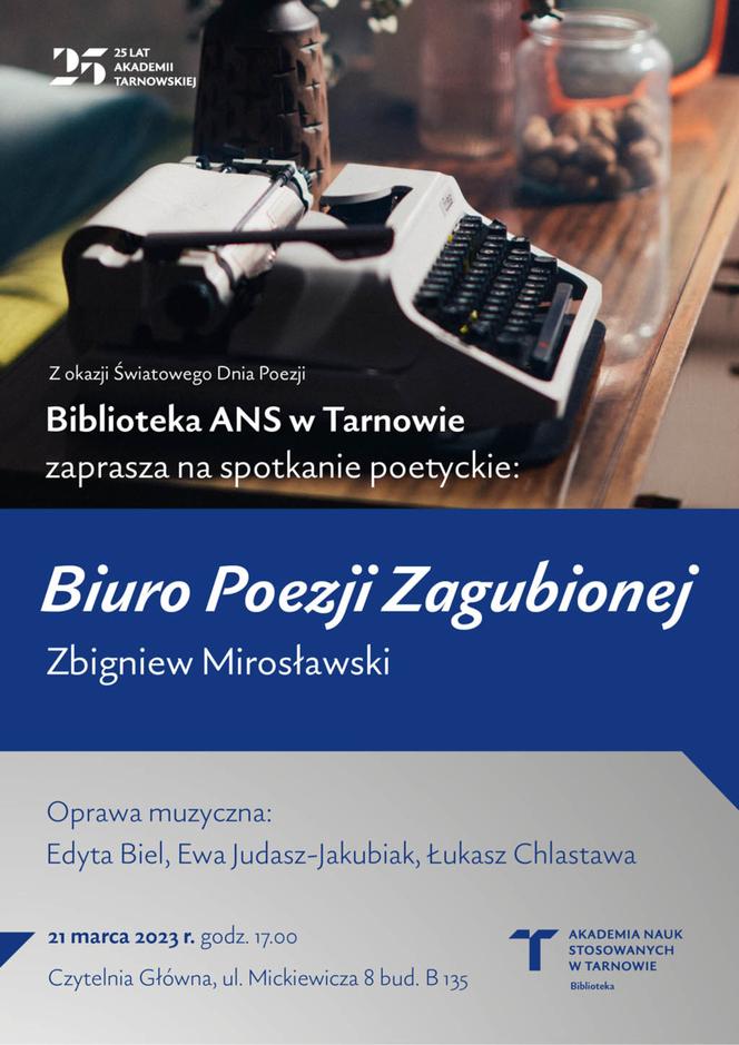 „Biuro poezji zagubionej” Zbigniewa Mirosławskiego