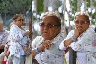 Babka z Rancza kurzy jak smok. Grażyna Zielińska zamiast jodu wciąga dym pełną piersią