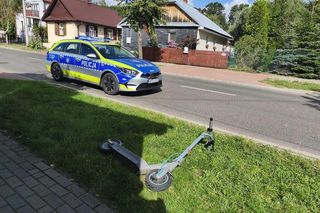 15-latek przewrócił się na hulajnodze. Jechał bez kasku. Groźny wypadek w Parczewie