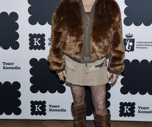 Katarzyna Figura szokuje na ściance, jak nastolatka