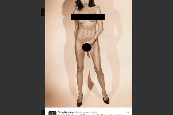 Melania Trump nago